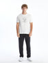 LC Waikiki Crew Neck Printed Combed Cotton Men's T-Shirt